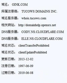 域名 whois，关于域名whois状态的