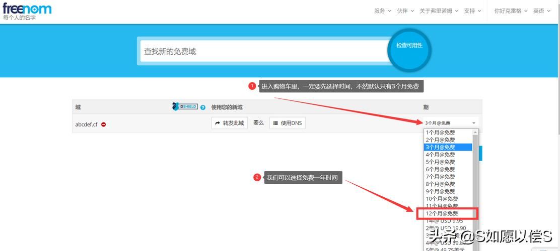 免费顶级域名申请，如何申请一个永久免费的域名