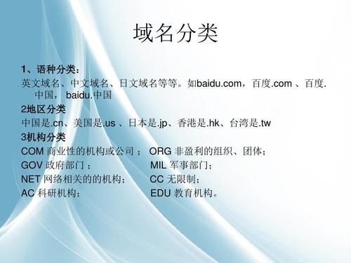 机构域名 有哪些机构域名 机构域名 有哪些机构域名