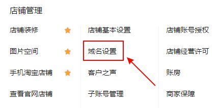 淘宝店铺域名怎么设置，淘宝域名是什么格式的,怎么设置